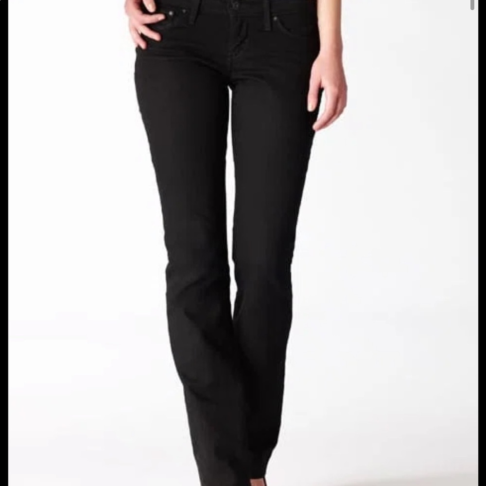 Levis27x30. Bold Curve Straight leg, Black. NWT